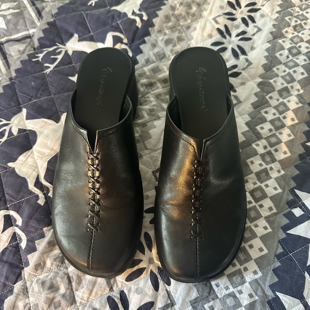 Baretraps black slip-on mule/clog, size 8 1/2 - 9, good condition